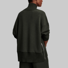 Load image into Gallery viewer, Varley Barker High-Neck Sweat- Olive Marl