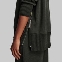 Load image into Gallery viewer, Varley Barker High-Neck Sweat- Olive Marl