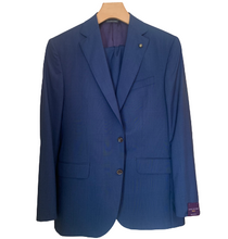 Load image into Gallery viewer, Jack Victor Suit-Modern Fit-Century-Blue Shadow Plaid
