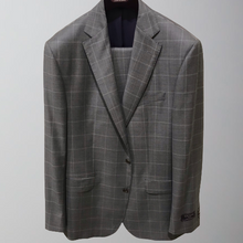 Load image into Gallery viewer, Jack Victor Suit-Modern Fit-Century-Grey Windowpane