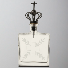Load image into Gallery viewer, Jan Barboglio Imperio Decanter with Cross &amp; Laurel
