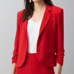 Joseph Ribkoff Classic Blazer-Radiant Red