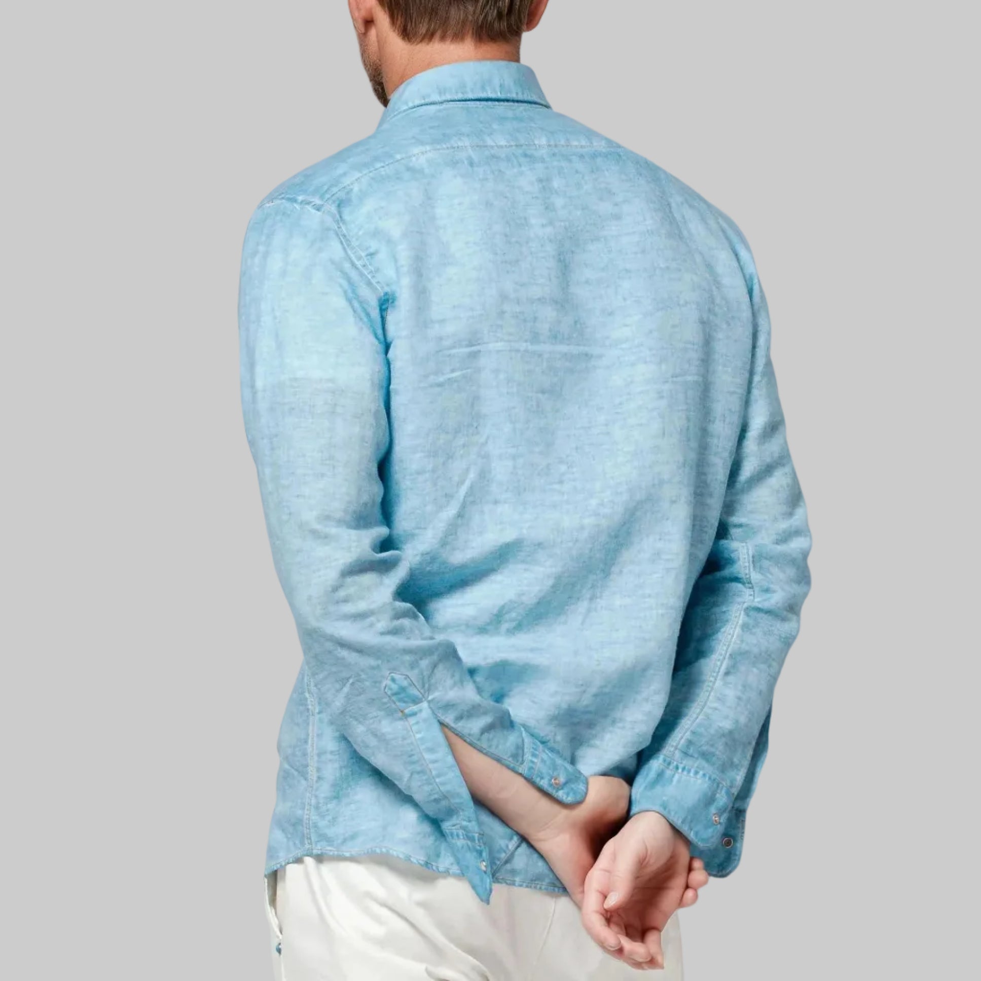 Ploumanac'h Austin Two Pocket Western Sportshirt-Egeo