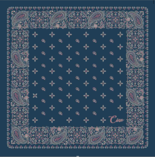 Vismaya Bandana-Aegean Blue