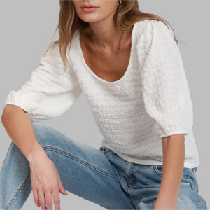Dylan Alex Blouse-Natural