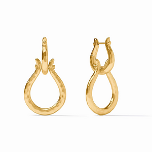 Julie Vos Saratoga 2-in-1 Earring-Gold