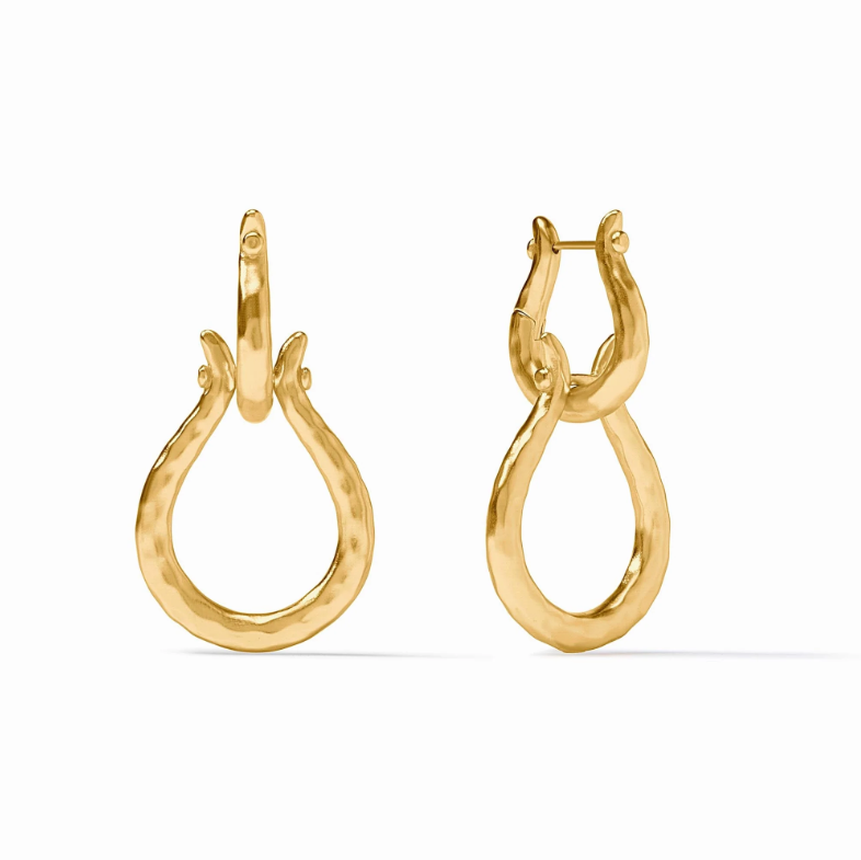 Julie Vos Saratoga 2-in-1 Earring-Gold