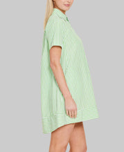 Load image into Gallery viewer, Dolce Cabo Shift Dress- Green/White
