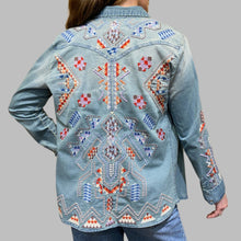 Load image into Gallery viewer, Johnny Was Kresley Western Shirt-Denim Blue
