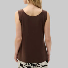 Load image into Gallery viewer, Joseph Ribkoff Silky Knit Scoop Neck Camisole-Mahogany
