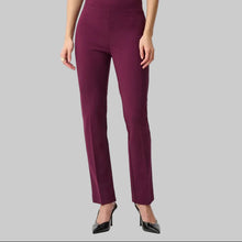 Load image into Gallery viewer, Joseph Ribkoff Heavy Knit Straight Pull-On Pants-Elderberry
