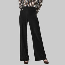 Load image into Gallery viewer, Joseph Ribkoff Silky Knit Wide-Leg Pull-On Pants-Black
