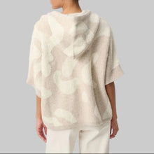 Load image into Gallery viewer, Joseph Ribkoff Hooded Animal Print Sweater-Oatmeal Melange/Gold
