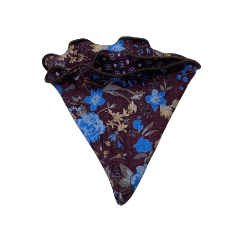 Edward Armah Reversible Pocket Circle-Plum Floral