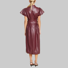Load image into Gallery viewer, Dolce Cabo Front Zip Dress- Burgundy
