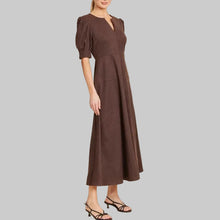 Load image into Gallery viewer, Dolce Cabo Tiered Suede Dress- Brown
