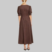 Load image into Gallery viewer, Dolce Cabo Tiered Suede Dress- Brown
