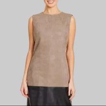 Load image into Gallery viewer, Dolce Cabo Multi Suede Dress- Stone
