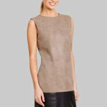 Load image into Gallery viewer, Dolce Cabo Multi Suede Dress- Stone
