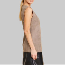 Load image into Gallery viewer, Dolce Cabo Multi Suede Dress- Stone
