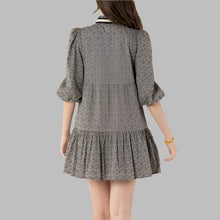 Load image into Gallery viewer, Emily McCarthy Sadie Dress-Black Tonal Monogram
