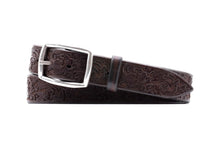 Load image into Gallery viewer, Martin Dingman Artisan Laser Engraved Belt-Walnut
