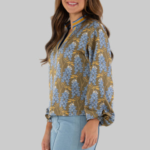 Emily McCarthy Lolli Top- Bluebonnet