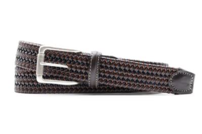 Martin Dingman Telluride Belt-Navy/Brown