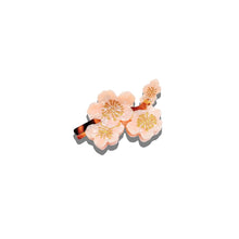 Load image into Gallery viewer, Solar Eclipse Cherry Blossom Flower Claw Hair Clip- Pink
