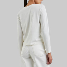 Load image into Gallery viewer, Rails Cotton Cashmere Long Sleeve Tee-White
