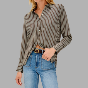 Rails Saige Button Down Shirt-Isle Stripe