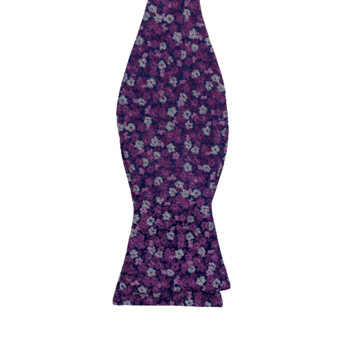 Geoff Nicholson Neckwear- Bow Tie- Purple Floral