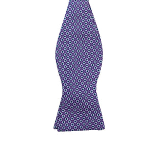 Geoff Nicholson Neckwear- Bow Tie- Purple Medallion