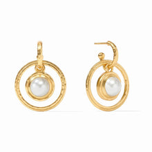Load image into Gallery viewer, Julie Vos Gold Astor 6-in-1 Charm Earring-Pearl
