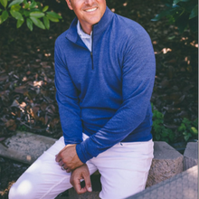 Load image into Gallery viewer, Turtleson Wynn Performance Quarter-Zip-Admiral Heather
