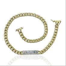 Load image into Gallery viewer, Tat2 Soleil Double Wrap ID Bracelet-Gold
