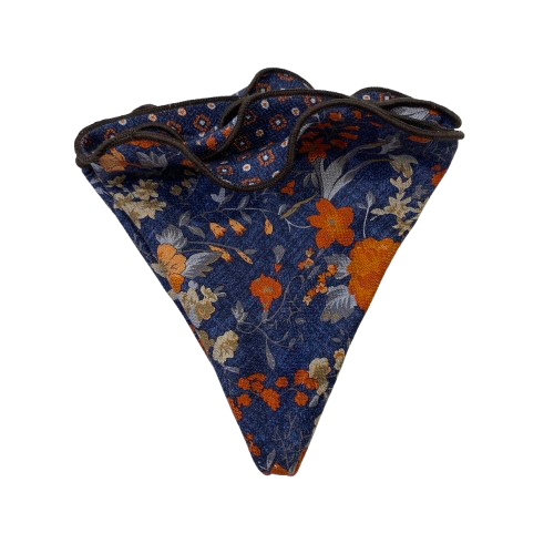 Edward Armah Reversible Pocket Circle-Denim Floral