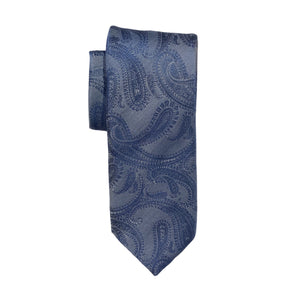 Geoff Nicholson Neckwear-Paisley-Grey/Blue
