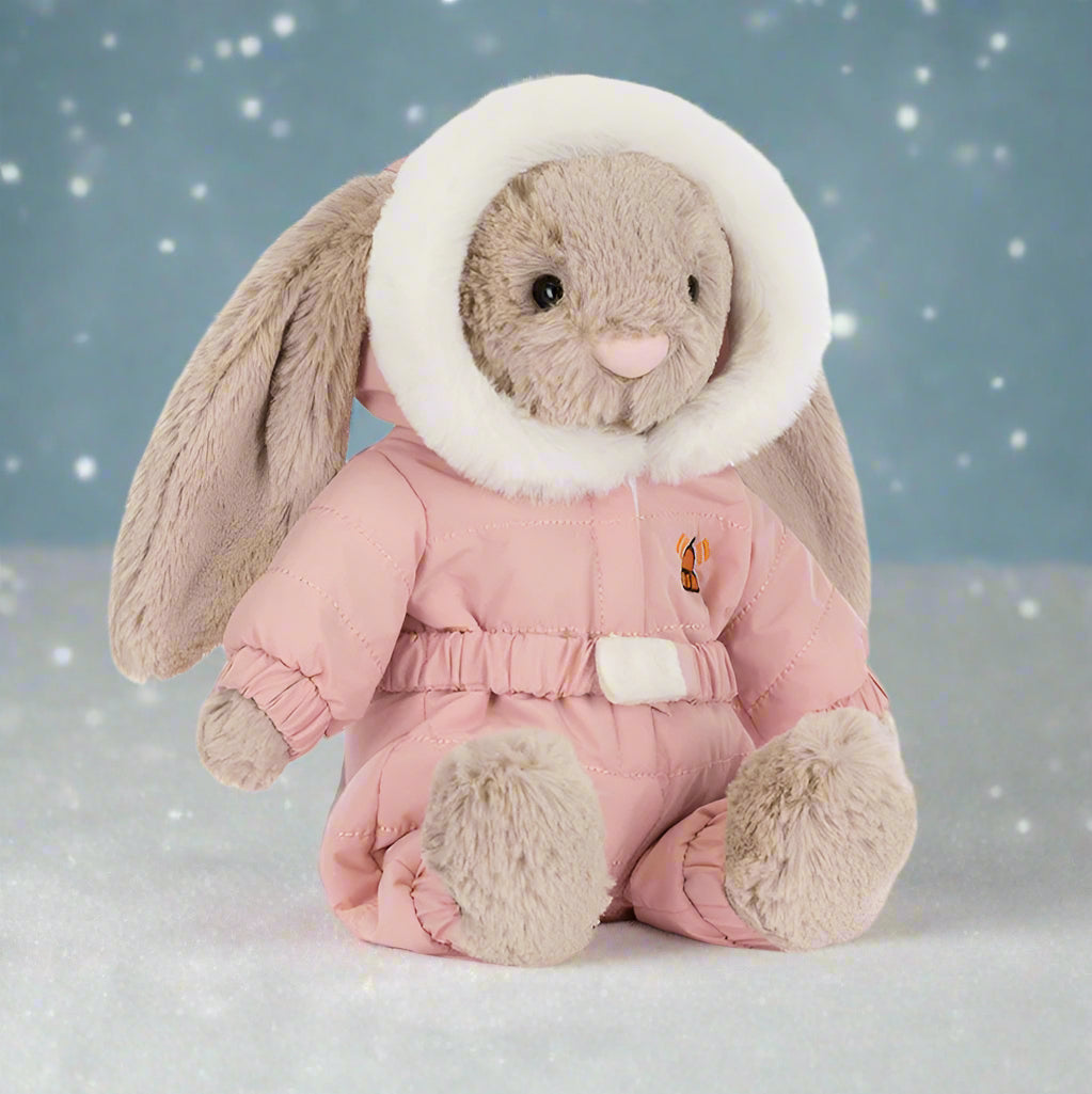 Jellycat Bashful Bunny 'Snow Suit'
