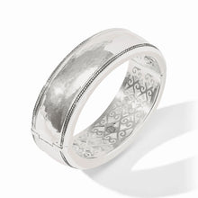 Load image into Gallery viewer, Julie Vos Cannes Statement Hinge Bangle-Silver
