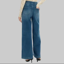 Load image into Gallery viewer, Bayeas High Rise Wide Leg-Medium Blue
