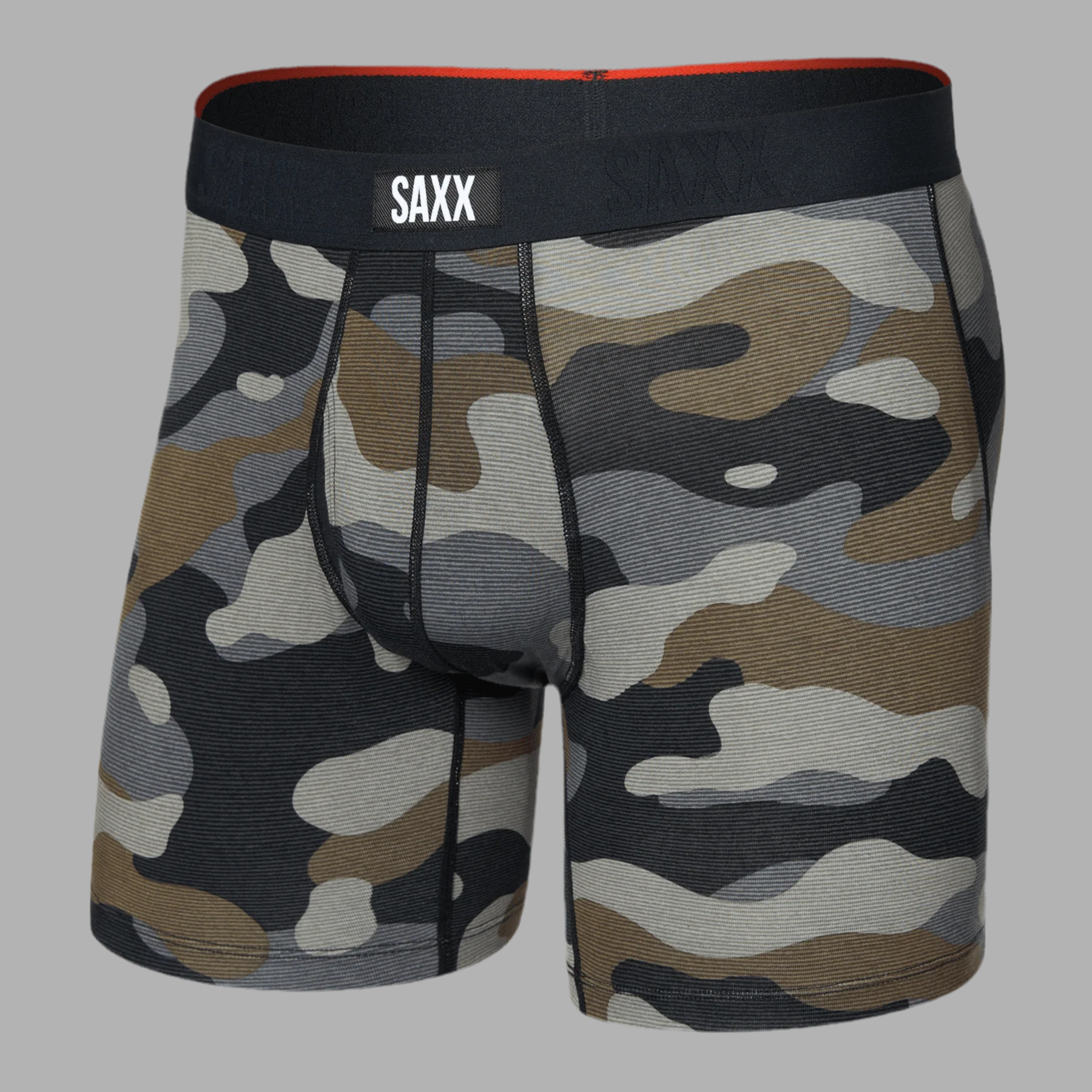 SAXX Vibe Xtra Soft Comfort Boxer Brief Fly-Dunk Tank Camo
