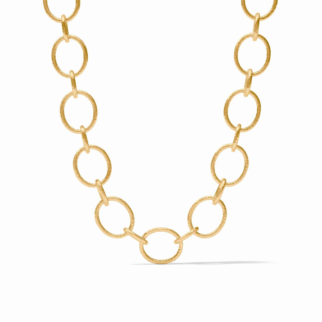 Julie Vos Catalina Light Link Necklace-Gold