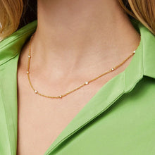 Load image into Gallery viewer, Julie Vos Celeste Delicate Station Necklace-Cubic Zirconia
