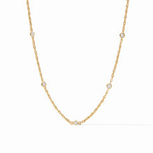 Load image into Gallery viewer, Julie Vos Celeste Delicate Station Necklace-Cubic Zirconia
