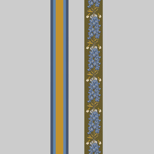 Emily McCarthy Silk Scarf- Bluebonnet