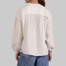 Load image into Gallery viewer, Elan Button-Up Blouse-White
