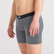 Load image into Gallery viewer, SAXX Vibe Xtra Soft Comfort Boxer Brief Fly-Dark Grey Heather
