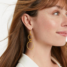 Load image into Gallery viewer, Julie Vos Simone 3-in-1 Earring-Gold
