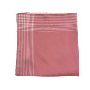 Geoff Nicholson Pocket Square Silk Haboutai-Pink